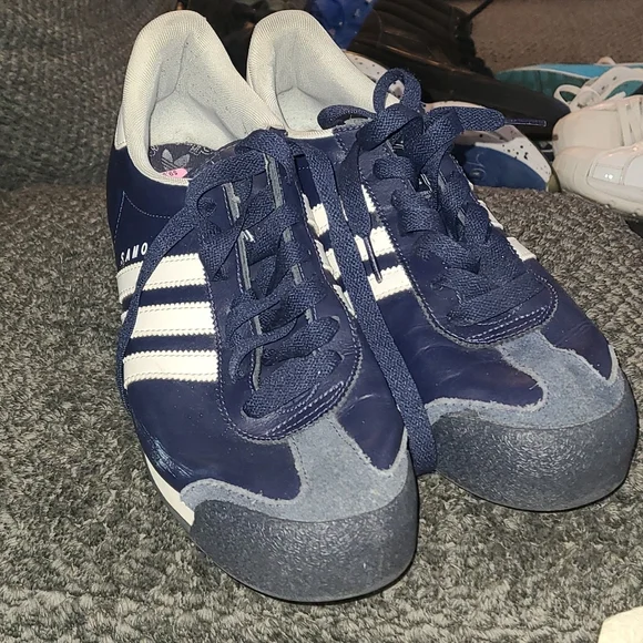 adidas gazelle silver green womens Adidas Originals Samoa Infant's Shoes White/Royal main image 0